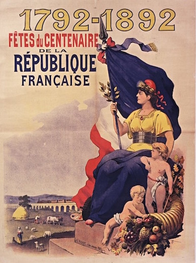 affiche centenaire 1892